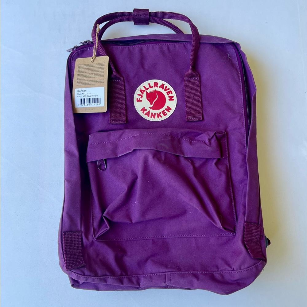Fjallraven Purple Backpack with Classic Design